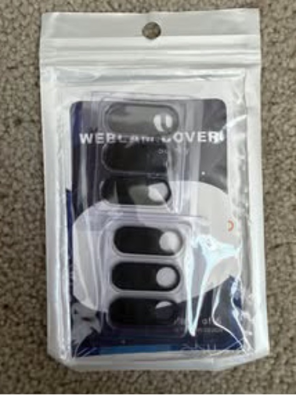 Camera Cover Slide Pack — Black